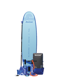 Aquaplanet ALLROUND TEN 10’ Inflatable Paddle Board Package - Blue