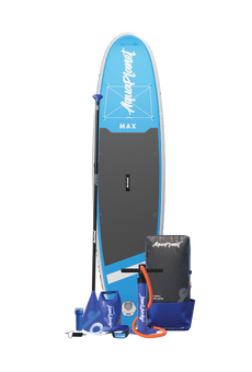 Aquaplanet MAX 10’6″ Inflatable Paddle Board Package - Blue