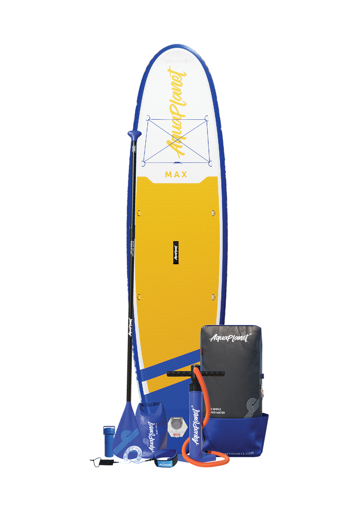 Aquaplanet MAX 10’6″ Inflatable Paddle Board Package - Orange