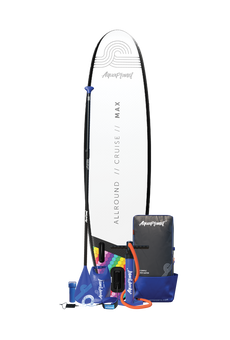 Aquaplanet MAX 10’6″ Inflatable Paddle Board Package - Rainbow