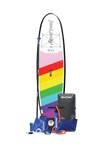 Aquaplanet MAX 10’6″ Inflatable Paddle Board Package - Rainbow